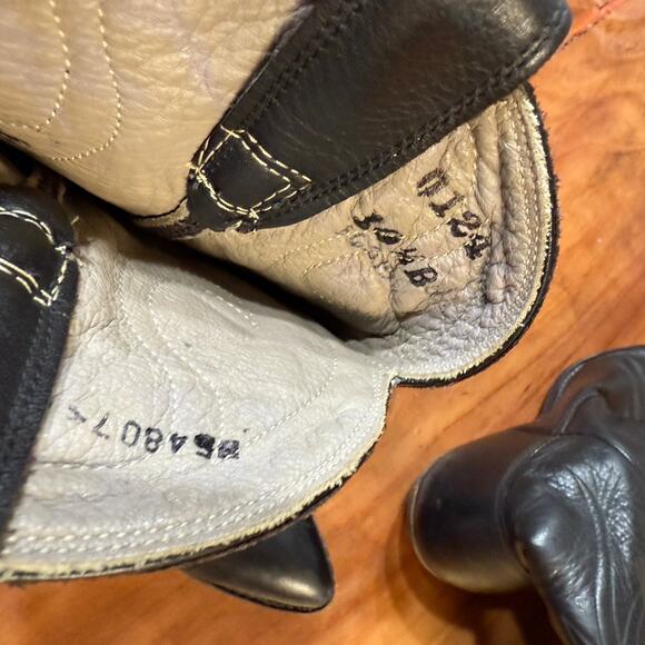 Stewart Leather Boots Mens 10 1/2 B Cowboy Western Vintage 1977 - Picture 7 of 10